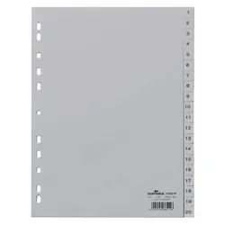 DURABLE Register A4 1-20 - 20-teilig