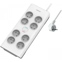 MCL, Steckdosenleiste, Multiplug Surge Protector 8socket 2m White (8x, 2 m)