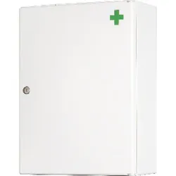 Medikamentenschrank 1-türig, weiß, B31,5 x H42 x T15cm - weiß