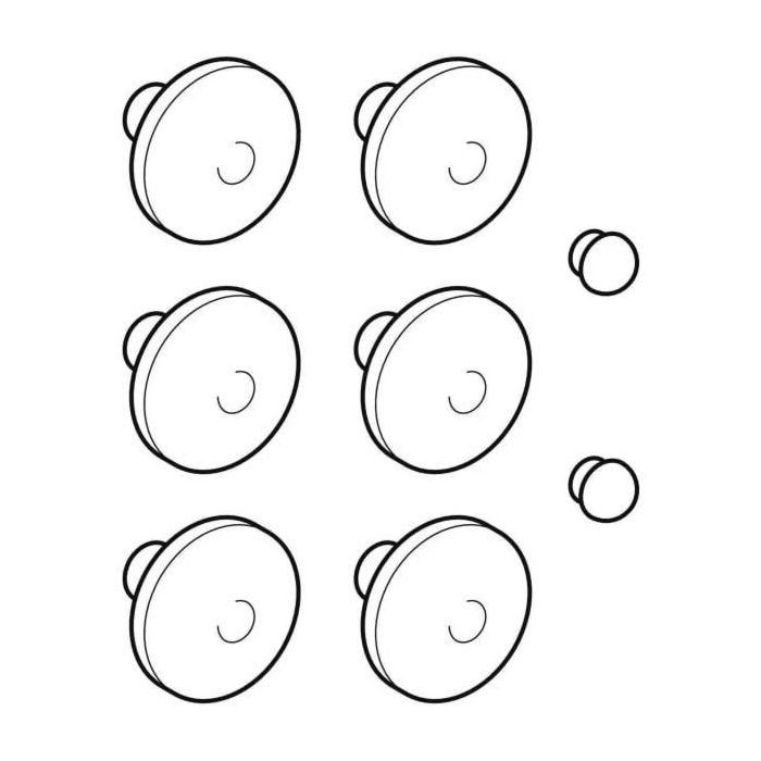 Geberit Puffer-Set 598028000 für WC-Deckel