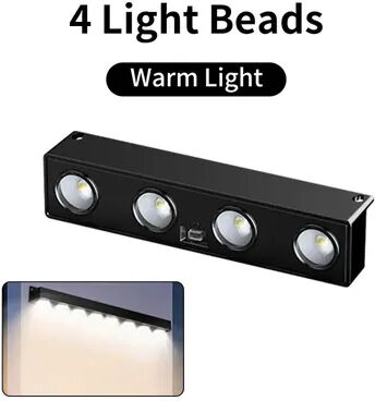 Combo Retail Shop Solar Wall Light, Outdoor Waterproof Garden Decor, Balcony Staircase Fence Lamp, Solar Powered Sign Lighting 4led warm