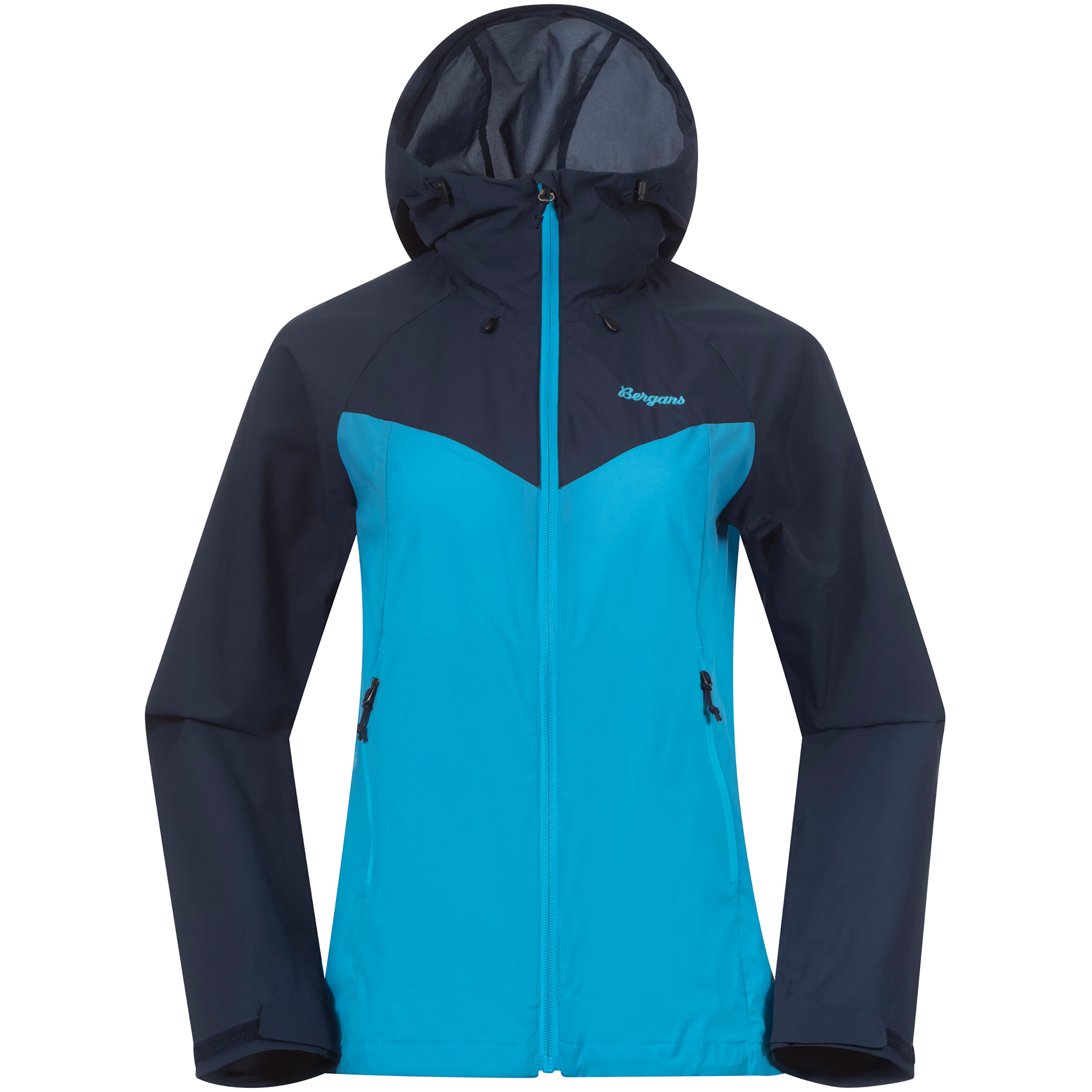 Bergans Rabot Windbreaker Damen Windbreaker tuerkis Größe M Trekking Widerstandsfähig Wasserabweisend