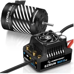 Hobbywing Ezrun MAX10 G2 80A Combo mit 3652SD 5400kV 3,175 Welle