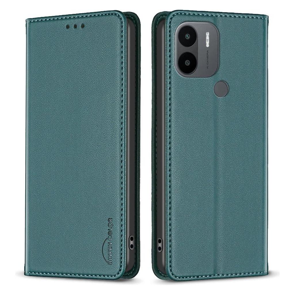 Binfen Color Xiaomi Redmi A2 / A1 - BINFEN Flip Case Hülle grün (Xiaomi Redmi A1, Xiaomi Redmi A2) (660140259C)