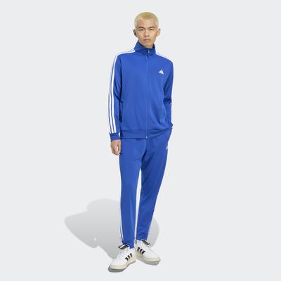 Trainingsanzug ADIDAS SPORTSWEAR "DAYREADY", Herren, Gr. M, blau (royal blau, weiß), Obermaterial: 100% Polyester, Sportanzüge Trainingsanzug