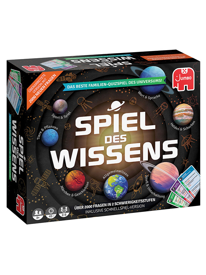 Jumbo Gesellschaftsspiel "Spiel des Wissens" - ab 8 Jahren - onesize