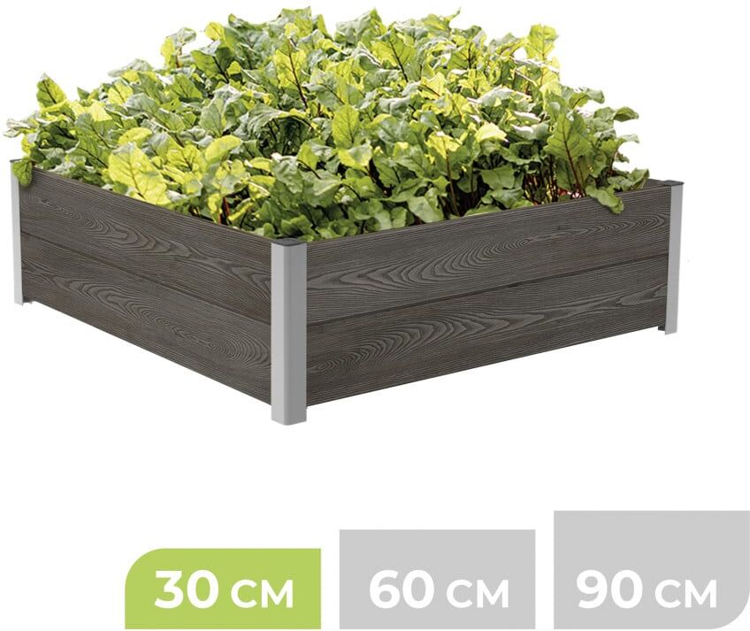 Bio Green BioGreen ModulMaxx Hochbeet WPC 75 x 75 x 30 cm