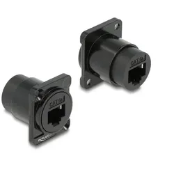 DeLOCK D-Typ Modul RJ45 Cat.6A Buchse zu Buchse