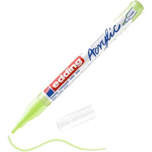 Edding Acrylstifte 5300 Acrylic, fein, pastellgrün matt, Rundspitze 1-2mm, wasserfest