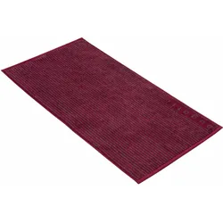 Bugatti Frottierserie Tiago burgundy Handtuch 50 x 100 cm