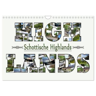 Schottische Highlands (Wandkalender 2027 DIN A4 quer), CALVENDO Monatskalender