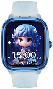 CaseAndConnect HT40 Kids Smart Watch With Learning Games Fitness Tracker And IP68 Waterproof Design blue