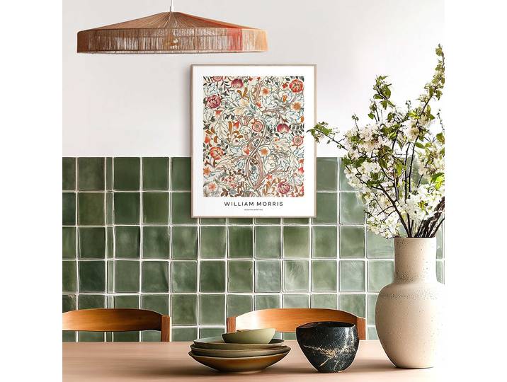 Kunstdruck Fantasy Art MDF - Mitteldichte Holfaserplatte Multicolor/Multicolor 40 x 50 x 1cm