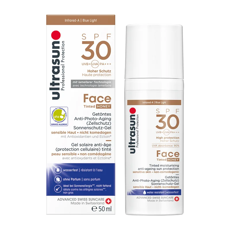 Ultrasun AG Face Tinted SPF 30 Honey, 50ml U46261