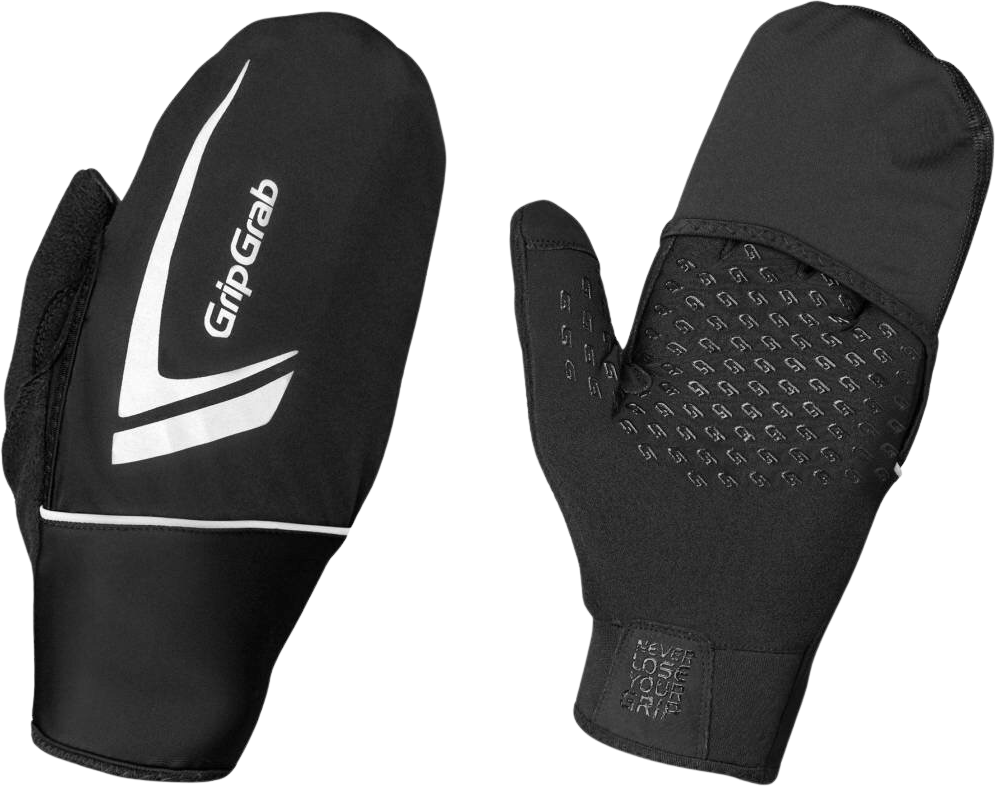 Gripgrab Running Thermo Winddichter Touchscreen Handschuh Schwarz Gr. XS