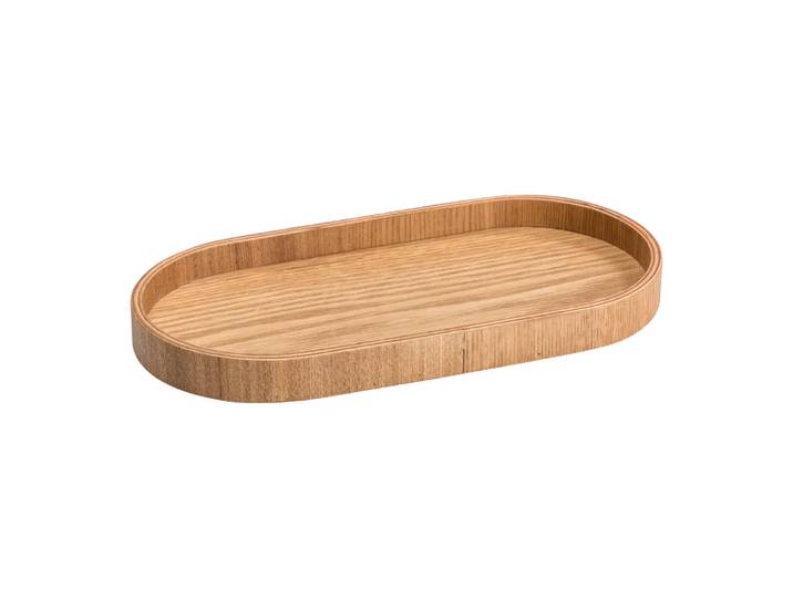 Serviertablett Falera, Atelier Pfister, hellbraun, Holz