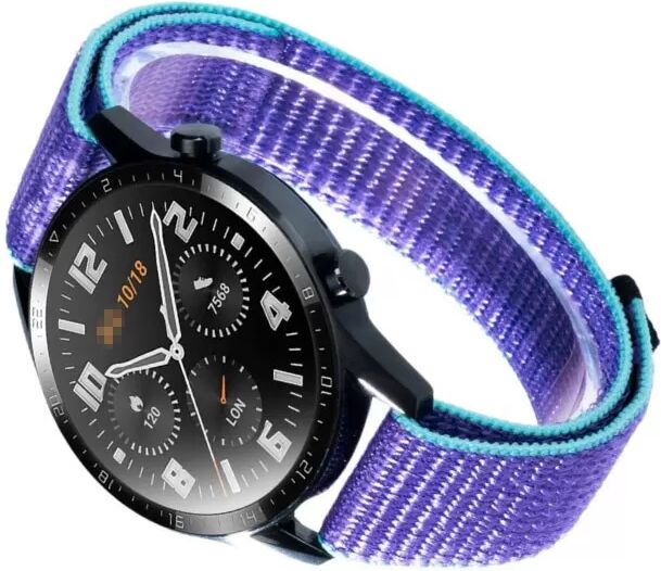 INF Originales Sport Nylon Loop Armband kompatibel mit Garmin Forerunner 255/265/165 - Lila