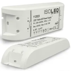 ISOLED LED Trafo 24V/DC, 0-75W, SELV ISO-112023