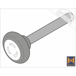 Hörmann Laufrolle mit 110 mm Achse für LPU40, LPU42 und EcoStar
