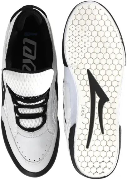 Skateschuhe Lakai Payload (White Black Leather - 42)