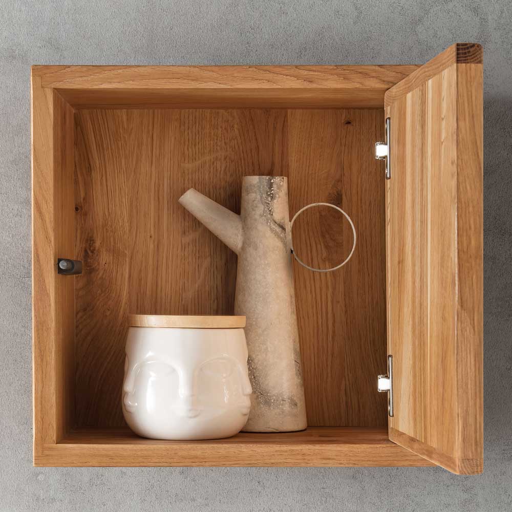 Pharao24.de Hängeschrank Wildeiche geölt in modernem Design die Wandmontage
