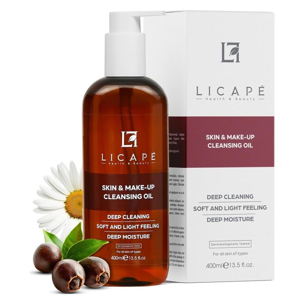 Licape | Reinigungsöl Gesicht | 400 ml | Abschminken & Gesichtsreinigung (Reinigungsöl, 400 ml) (G-446702)