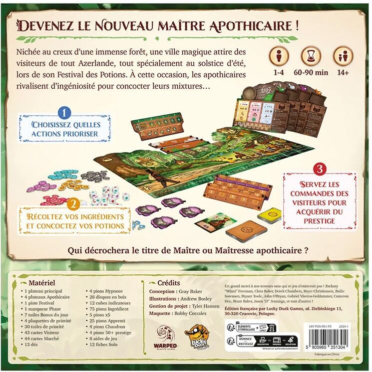Lucky Duck Games Les Potions d'Azerland