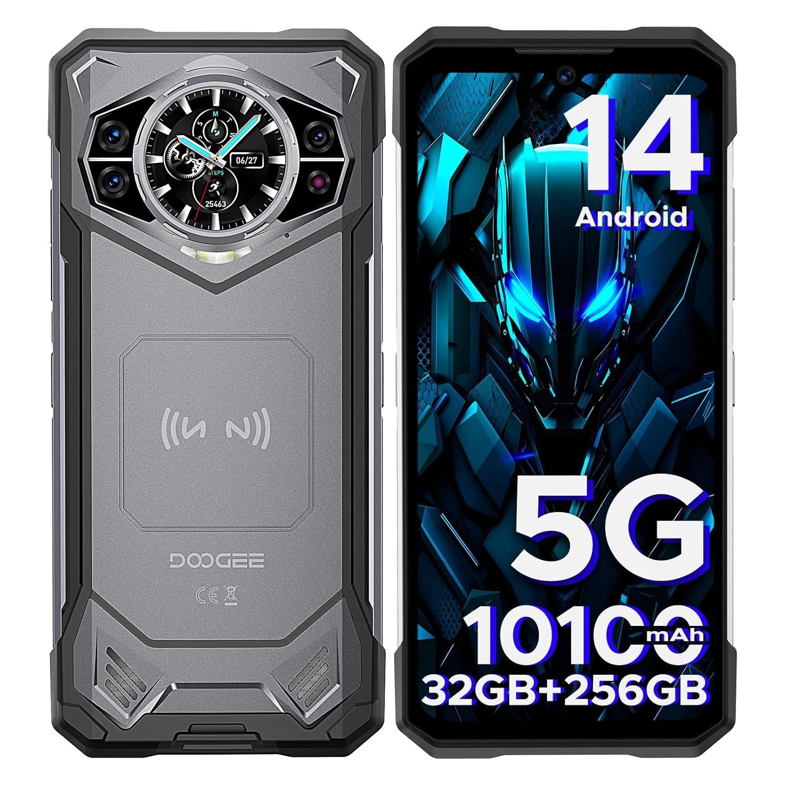 Doogee S200 (256 GB, gris, 6.72", 5G) (S200-France-GYBU)