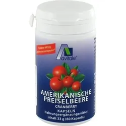PREISELBEERE amerikanisch 400 mg Kapseln 60 St