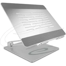 Delock Standhalterung 18414, Notebook Ständer, Silber