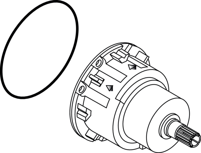 Ideal Standard und Volumenanschlag, kpl. A860854NU