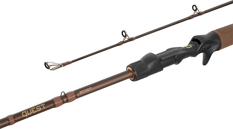 Canne carnassier Delphin QUEST B´CAST 230cm/125g/2 pcs Gray, Beige, Silver 230cm/125g/2 pcs