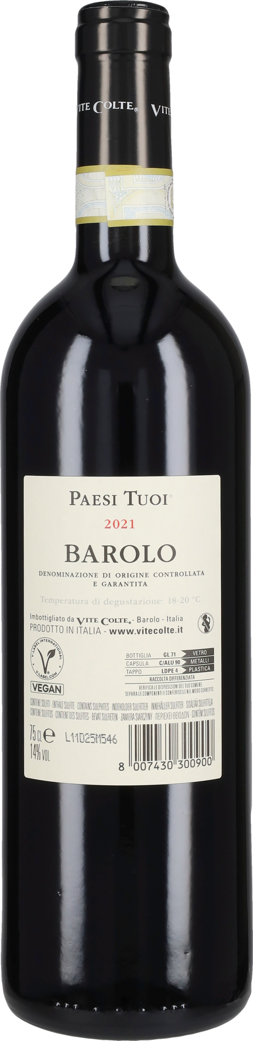 Vite Colte Barolo 'Paesi Tuoi' 2021