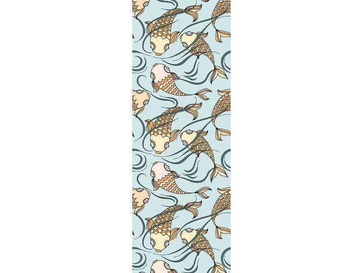 Vinyltapete QUEENCE Harry , blau, B:0,9m L:2,5m, Vinyl, Tapeten, Vinyltapete, 90x250cm, selbstklebend, kinderleichte Anbringung,, Sticker