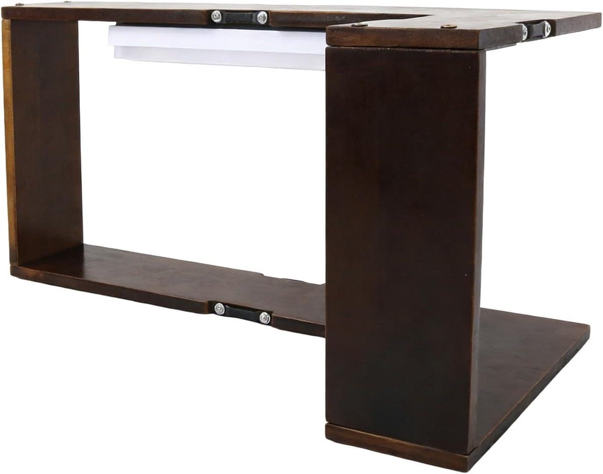 Verlichte Hoekplank met Ingebouwde LED-verlichting - Houtkleur - B: 43 cm, D: 40 cm, H: 40 mm