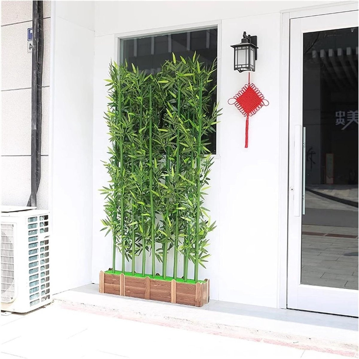 Bamboe Scherm Kunstplant Divider Groen - Hoogte: 1.8 m