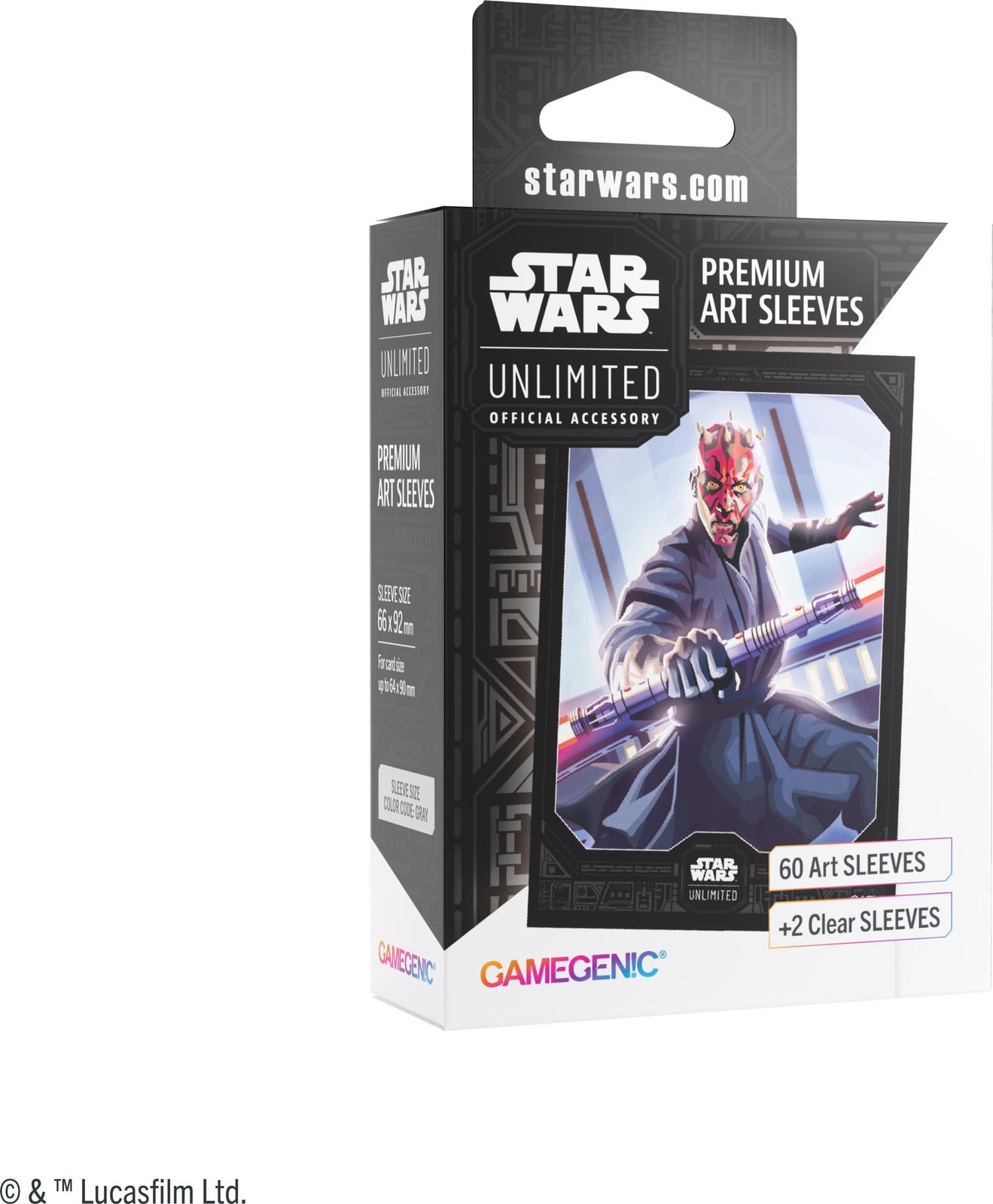 Gamegenic Star Wars Unlimited Premium Sleeves – Darth Maul