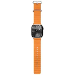 Epico Ocean (Silicone, Stainless Steel), Uhrenarmband, Orange