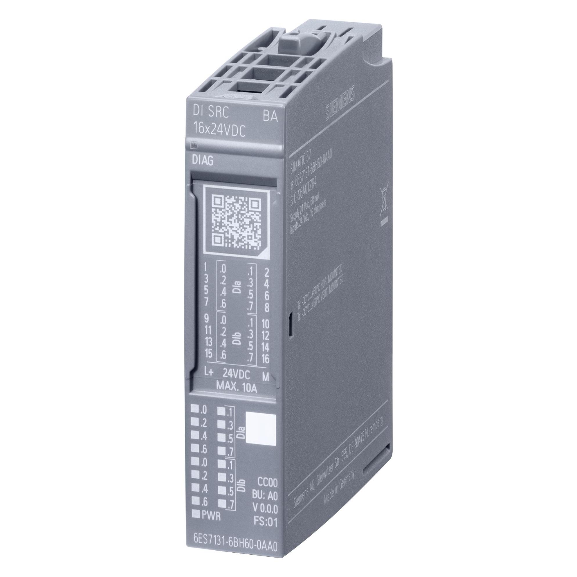 Siemens ET 200SP, DI (6ES71316BH600AA0)