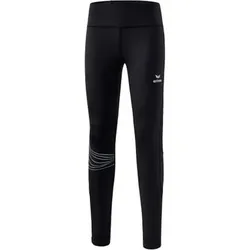ERIMA Damen Tights RACING tight, Größe 40 in Schwarz Schwarz