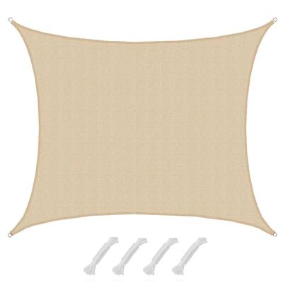 UV Sonnensegel Wasserdurchlässig 6x5 - Rechteckig - Sonnenschutz Garten Terrasse