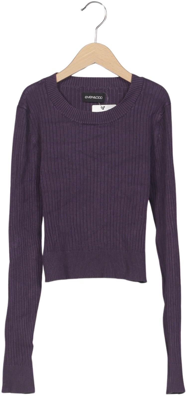 even odd Damen Pullover, Lila, Gr. 3Xs, kein / Etikett - Second Hand