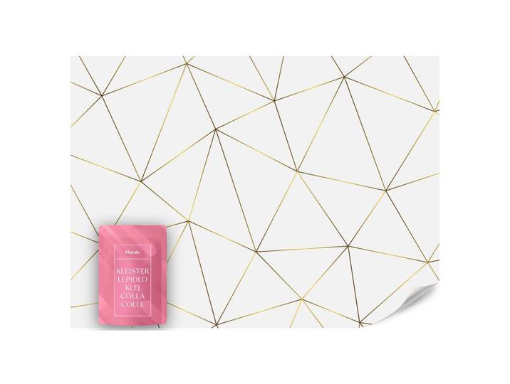FOTOTAPETE Geometrische Abstraktion Glamour Stil 200x140