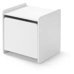 NACHTKOMMODE Karilynn 40x36x41 Nachtkonsole MDF Weiß