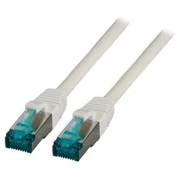 DNTE Patchkabel RJ45 S/FTP Cat.6A LSZH 10m grau