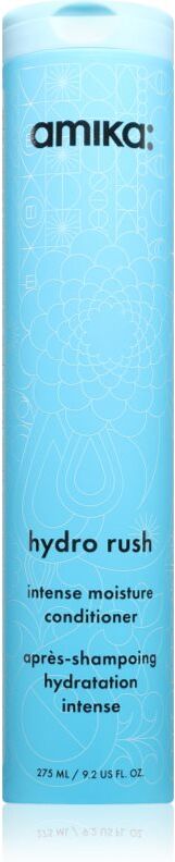 amika Hydro Rush Intense Moisture Conditioner après-shampoing hydratant pour cheveux secs 257 ml