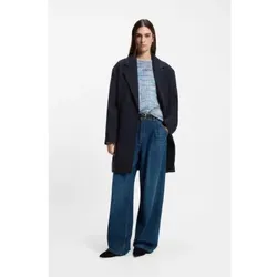 BOSS für Damen. 50548660 Marineblauer Calesara-Mantel (38), Lässig, Synthetisch