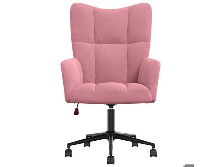 Confortable Chaise de relaxation Rose Velours avec manuel de montage（14425064）VIDAXL