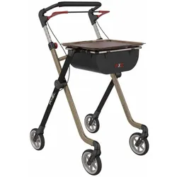 Rehasense Indoor Rollator Pixel Schwarz & Champagner