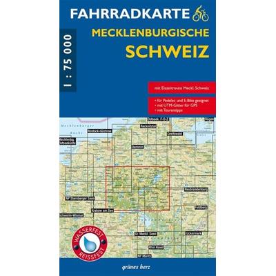Fahrradkarte Mecklenburgische Schweiz, Sonstige von , Grünes Herz, 978-3-86636-267-3